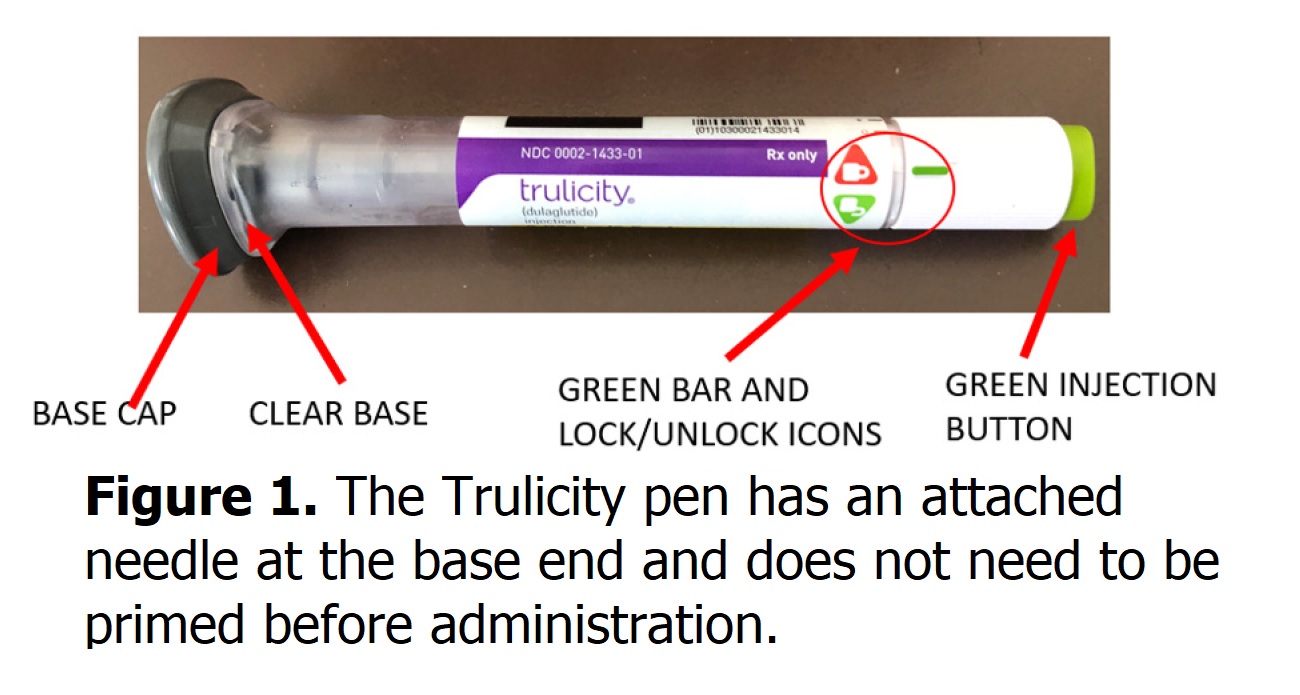 60 seconds Safety Tip Trulicity pen should never be primed